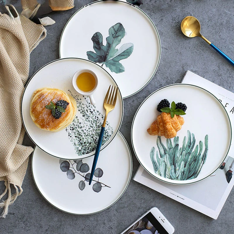 Light Luxury Ceramics Dinner Plates Flower Texture Color Glaze Craft Nordic Western Food Saucer Salad Dish Dishes and Plates Set
Light Luxury Ceramics Dinner Plates Flower Texture Color Glaze Craft Nordic Western Food Saucer Salad Dish Dishes and Plates Set