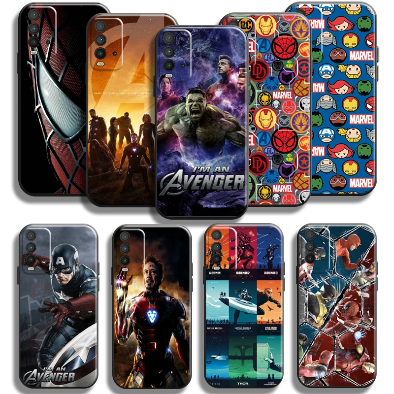 Marvel Avengers Iron Man Phone Case For Xiaomi Redmi 9T 6.53 Inch Carcasa Silicone Cover Soft Back Black
Marvel Avengers Iron Man Phone Case For Xiaomi Redmi 9T 6.53 Inch Carcasa Silicone Cover Soft Back Black