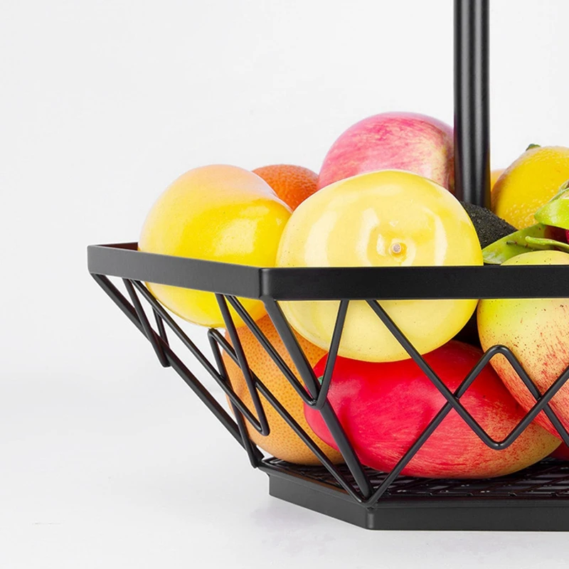 2-Tier Water Drain Fruit Basket Iron Seasoning Bottle Storage Basket Fresh Fruits And Vegetablea Basket Kitchen Supplies
2-Tier Water Drain Fruit Basket Iron Seasoning Bottle Storage Basket Fresh Fruits And Vegetablea Basket Kitchen Supplies
