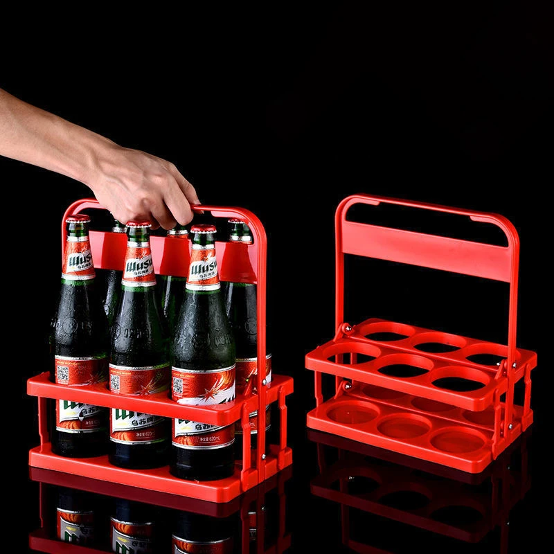 Reusable 6 Pack Beer Bottle Carrier Drink Caddy Holder Durable Foldable Bar Liqueur Wine Beer Rack Basket Cup Organizer
Reusable 6 Pack Beer Bottle Carrier Drink Caddy Holder Durable Foldable Bar Liqueur Wine Beer Rack Basket Cup Organizer