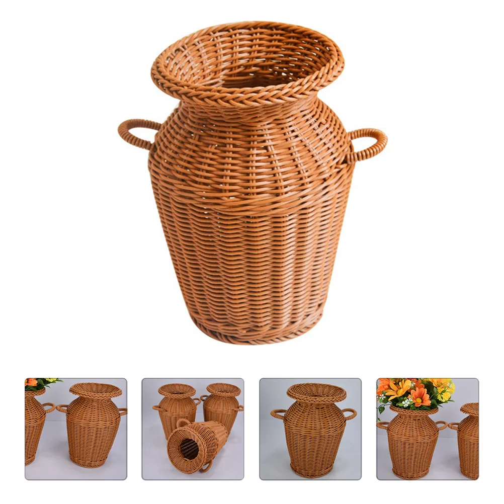 Flower Vase Basket Rattan Woven Wicker Seagrass Potfarmhouse Planter Vases Holder Container Floral Tallrustic Storage Artificial
Flower Vase Basket Rattan Woven Wicker Seagrass Potfarmhouse Planter Vases Holder Container Floral Tallrustic Storage Artificial