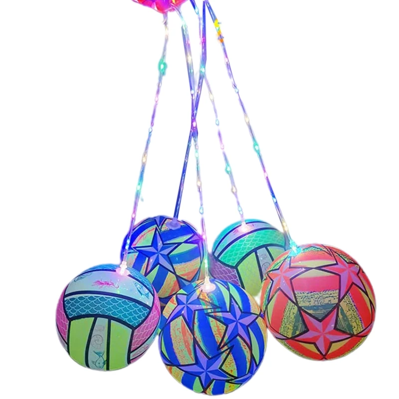 8’’ Inflatable LED Ball Flashing Kick Ball Toy Sports Game Party Favor Hand Shaking Ball for Kids Adults Outdoor Play
8’’ Inflatable LED Ball Flashing Kick Ball Toy Sports Game Party Favor Hand Shaking Ball for Kids Adults Outdoor Play