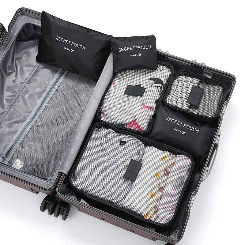 6 Pcs Travel Clothes Storage Waterproof Bags Portable Luggage Organizer Pouch Packing Cube 6 Colors Local Stock Hot Selling
6 Pcs Travel Clothes Storage Waterproof Bags Portable Luggage Organizer Pouch Packing Cube 6 Colors Local Stock Hot Selling