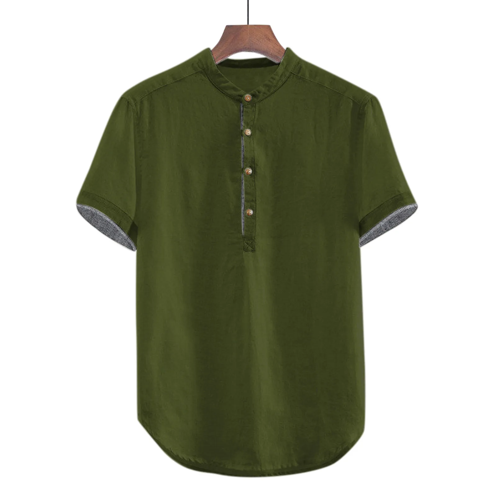 Men Baggy Solid Color Top Shirt Cotton Linen Short Sleeve Top Button Plus Size T Shirt Casual Top Blouse Large Blue Button
Men Baggy Solid Color Top Shirt Cotton Linen Short Sleeve Top Button Plus Size T Shirt Casual Top Blouse Large Blue Button