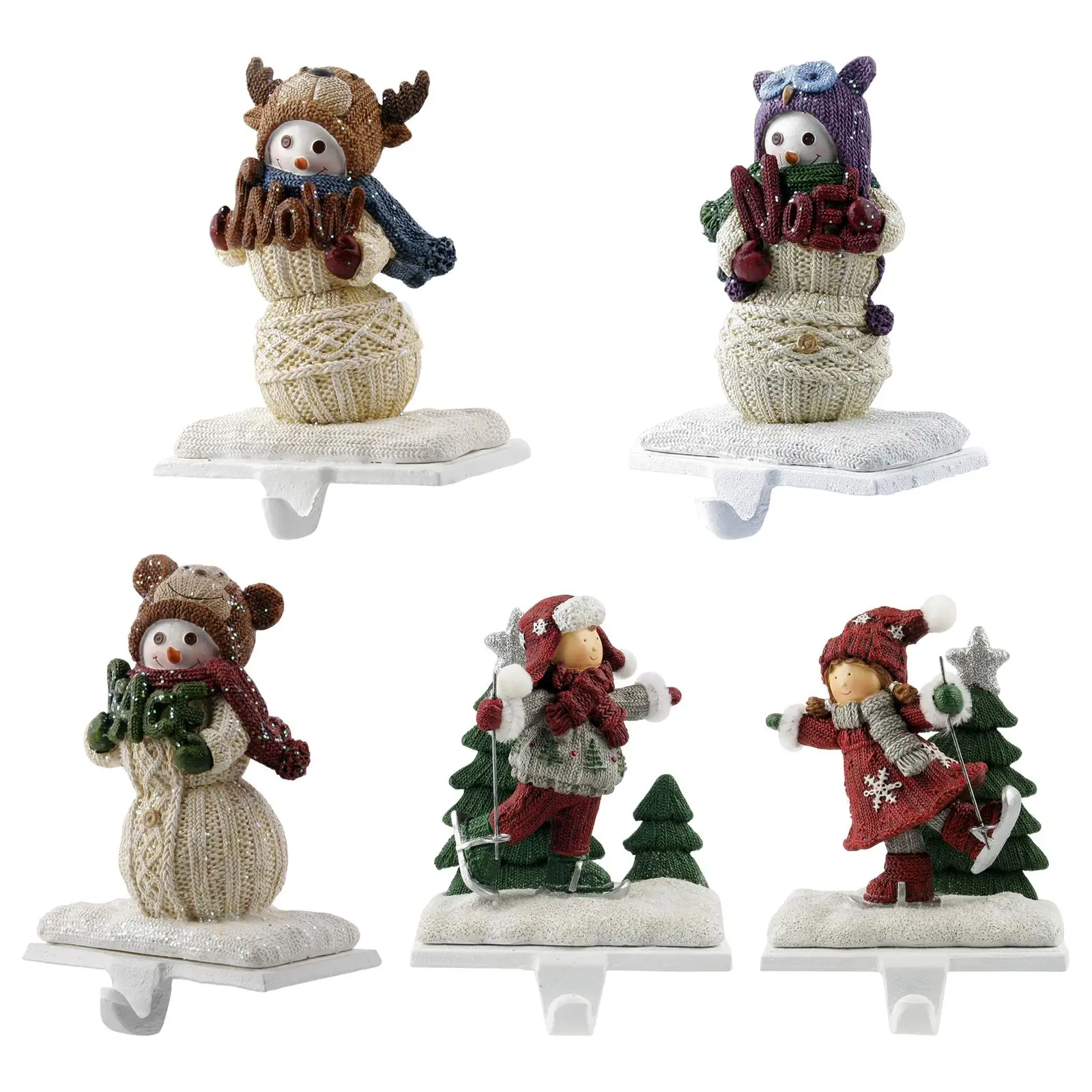 Christmas Snowman Sock Hook Traditional Christmas Decoration Chic Gift Art Sculpture Stocking Holder Rack for Living Room Xmas
Christmas Snowman Sock Hook Traditional Christmas Decoration Chic Gift Art Sculpture Stocking Holder Rack for Living Room Xmas