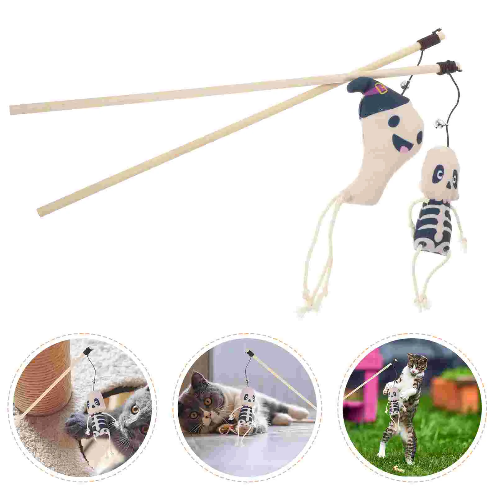 2 PCS Toys Cat Wand Stick Teasing Cute Teaser Interactive Multifunctional Funny
2 PCS Toys Cat Wand Stick Teasing Cute Teaser Interactive Multifunctional Funny