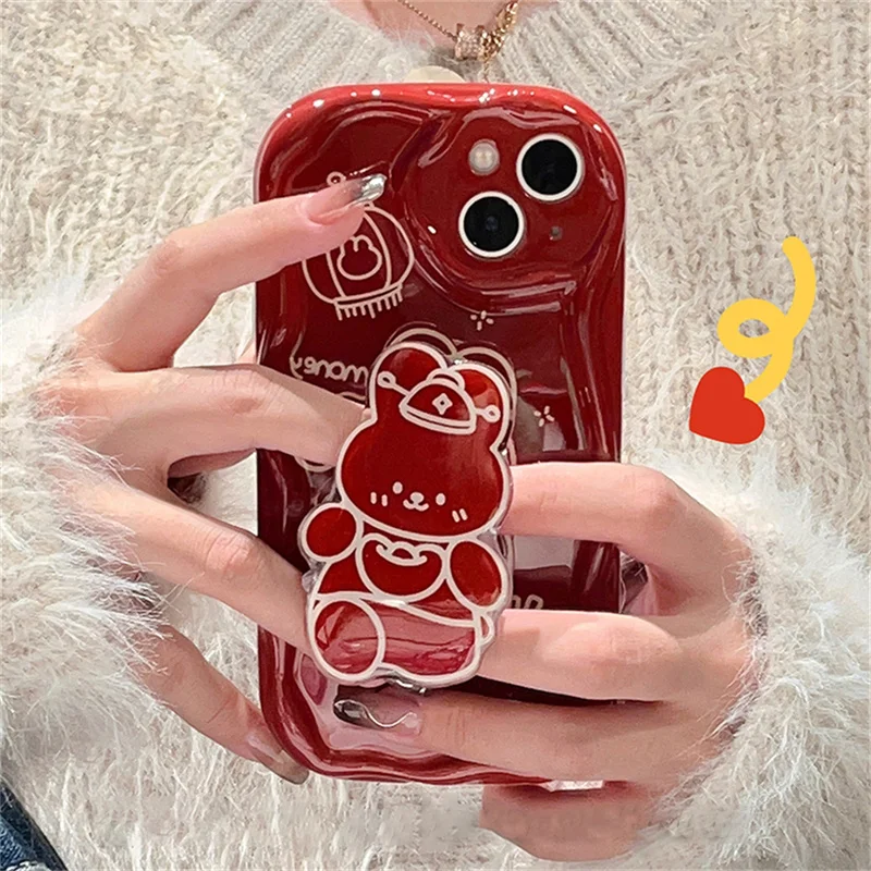 Cute Rabbit 3D New Year Red Rabbit Stand Phone Case for iPhone 14 13 12 11 Pro Max Cute Rabbit Stand Shockproof Soft Case
Cute Rabbit 3D New Year Red Rabbit Stand Phone Case for iPhone 14 13 12 11 Pro Max Cute Rabbit Stand Shockproof Soft Case