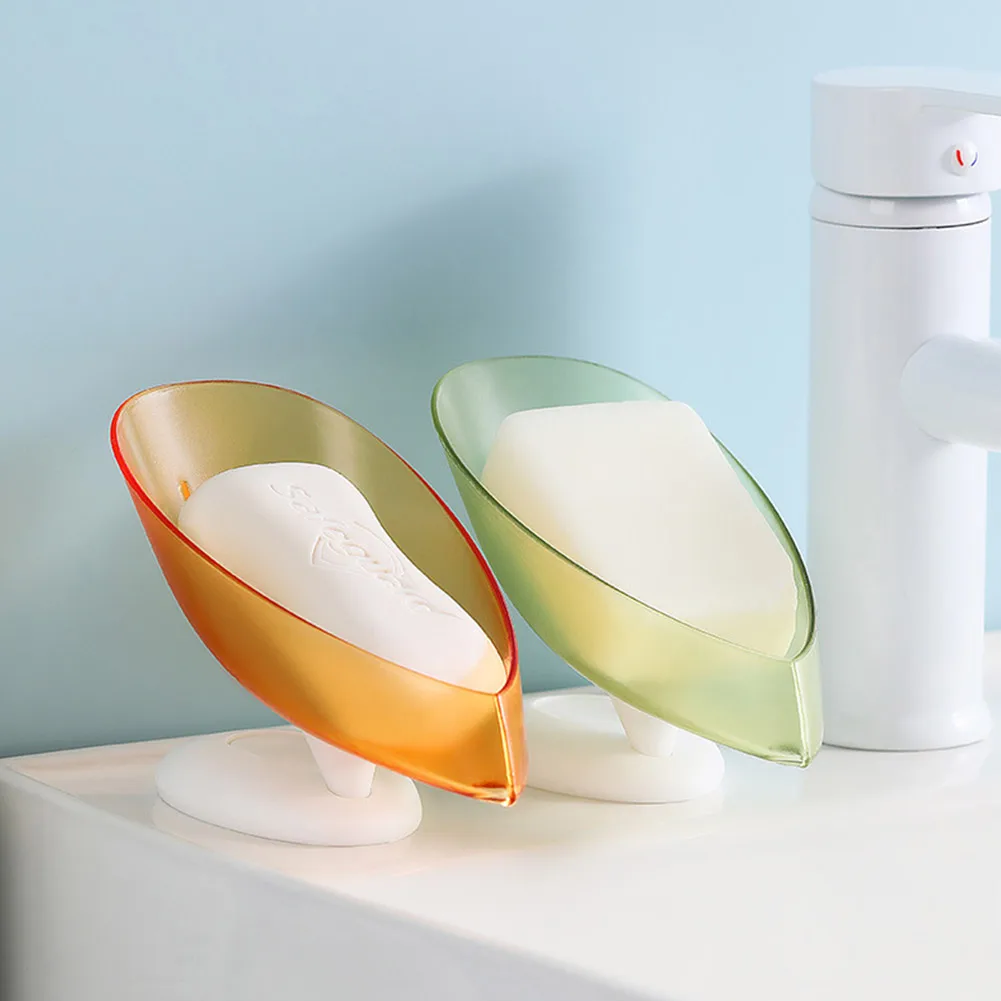 Leaf Shape Soap Box Drain Soap Holder Box Bathroom Shower Soap Holder Sponge Storage Tray Creative Sucker Water-free Storage Box
Leaf Shape Soap Box Drain Soap Holder Box Bathroom Shower Soap Holder Sponge Storage Tray Creative Sucker Water-free Storage Box