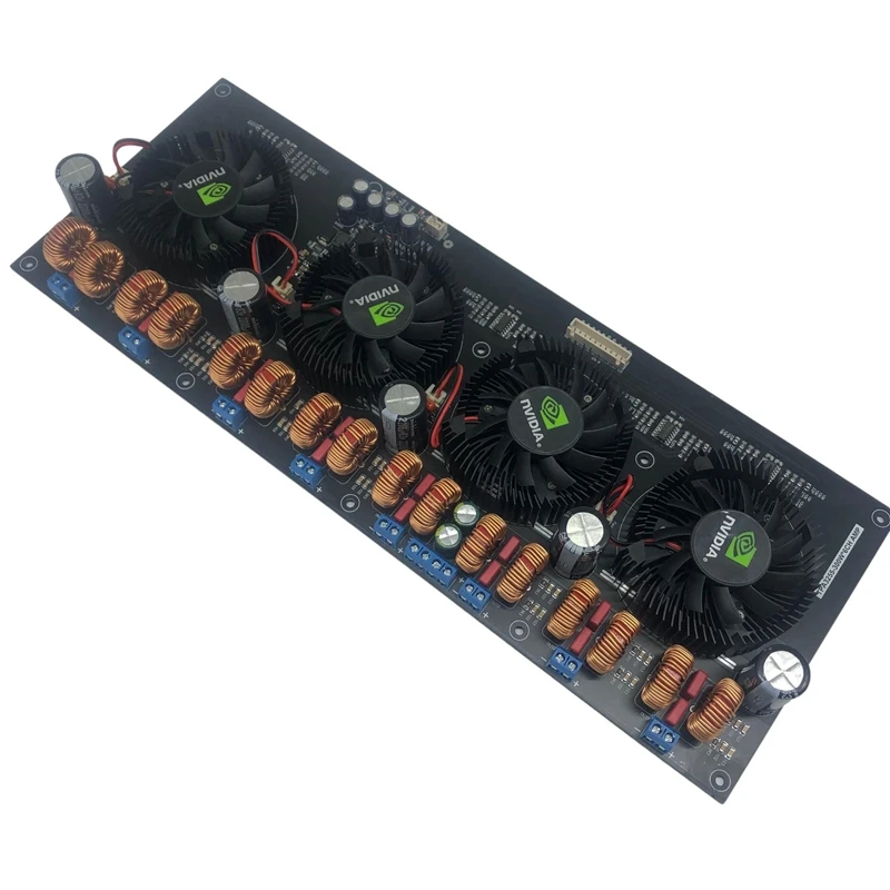 TPA3255 8-channel digital D-class high-power amplifier board 300W * 8 luxury fan 
TPA3255 8-channel digital D-class high-power amplifier board 300W * 8 luxury fan