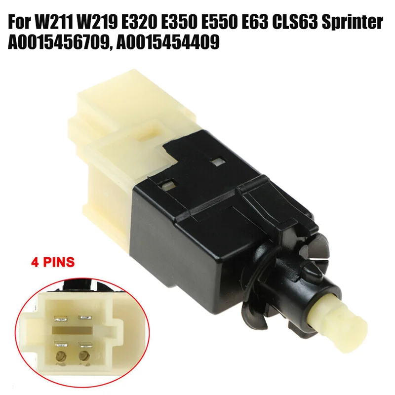 A0015456709, A0015454409 Brake Pedal Light Lamp Switch for Mercedes Benz W211 W219 E320 E350 E550 E63 CLS63 Sprinter
A0015456709, A0015454409 Brake Pedal Light Lamp Switch for Mercedes Benz W211 W219 E320 E350 E550 E63 CLS63 Sprinter