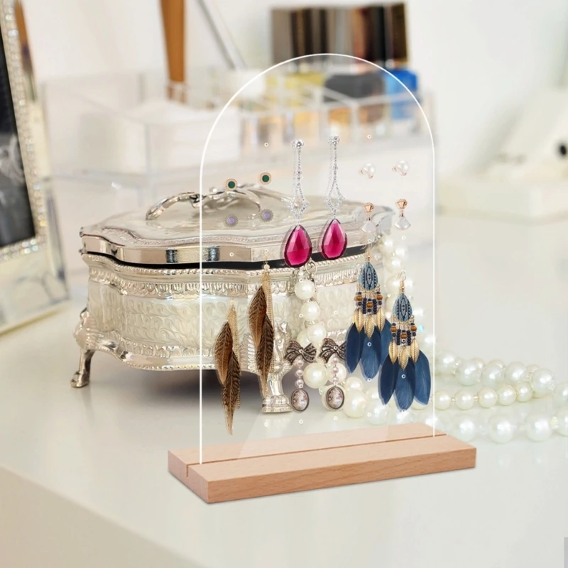 Jewelry Display Rack Jewelry Retail Holder with Wooden Base for Earrings Pendant Drop shipping
Jewelry Display Rack Jewelry Retail Holder with Wooden Base for Earrings Pendant Drop shipping