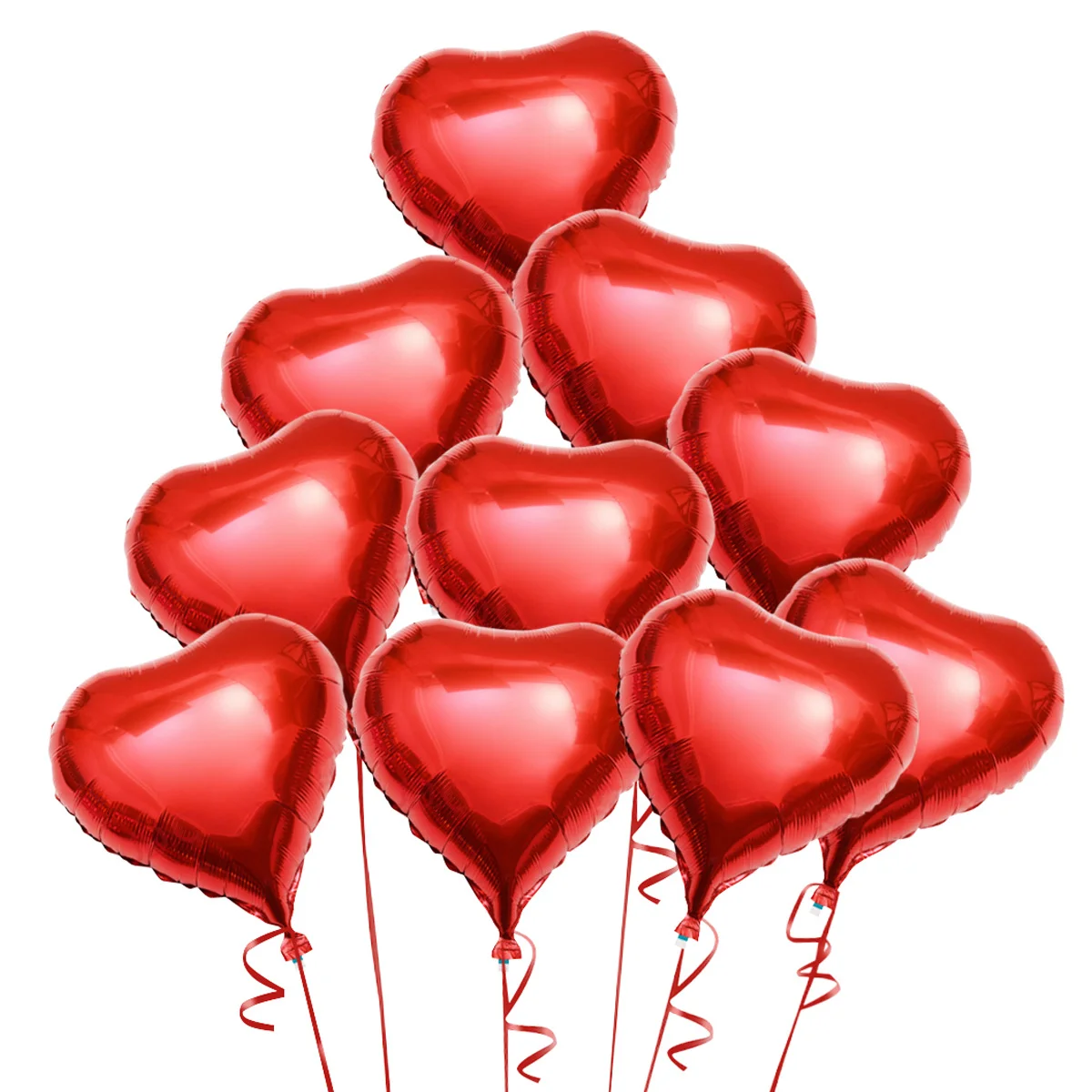 10pcs Red Heart Foil Helium Balloons with Ropes for Valentines Day Wedding Engagement Decoration
10pcs Red Heart Foil Helium Balloons with Ropes for Valentines Day Wedding Engagement Decoration