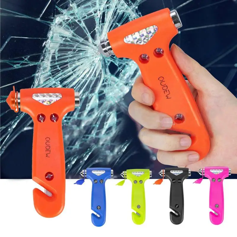 Portable Car Window Breaker Auto Emergency Glass Window Breaker Multi Functional 2 In 1 Safety Hammer Tool Kit Accessory
Portable Car Window Breaker Auto Emergency Glass Window Breaker Multi Functional 2 In 1 Safety Hammer Tool Kit Accessory