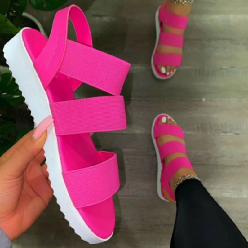 Sandals Women 2022 New Stretchy Fabric Shoes Woman Platform Sandals Woman Slip On Walking Shoes Soft Female Footwear Slipper
Sandals Women 2022 New Stretchy Fabric Shoes Woman Platform Sandals Woman Slip On Walking Shoes Soft Female Footwear Slipper