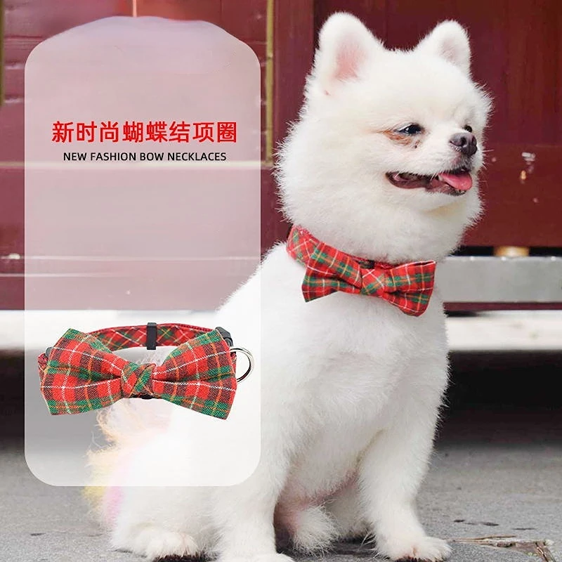 Dog Collars, Harnesses & Leads Detachable Bow Pet Dog Collar Outdoor Gentleman Plaid Dog Collar Dog Bow Tie Pet Products
Dog Collars, Harnesses & Leads Detachable Bow Pet Dog Collar Outdoor Gentleman Plaid Dog Collar Dog Bow Tie Pet Products