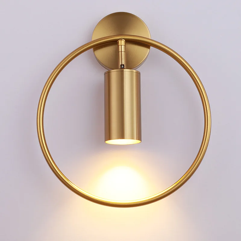Nordic LED Wall Lights Bedside Wall Lamp Wall Sconce Post Modern Circle E27 5W AC110-220V for Living Room Corridor Wall Lamp
Nordic LED Wall Lights Bedside Wall Lamp Wall Sconce Post Modern Circle E27 5W AC110-220V for Living Room Corridor Wall Lamp