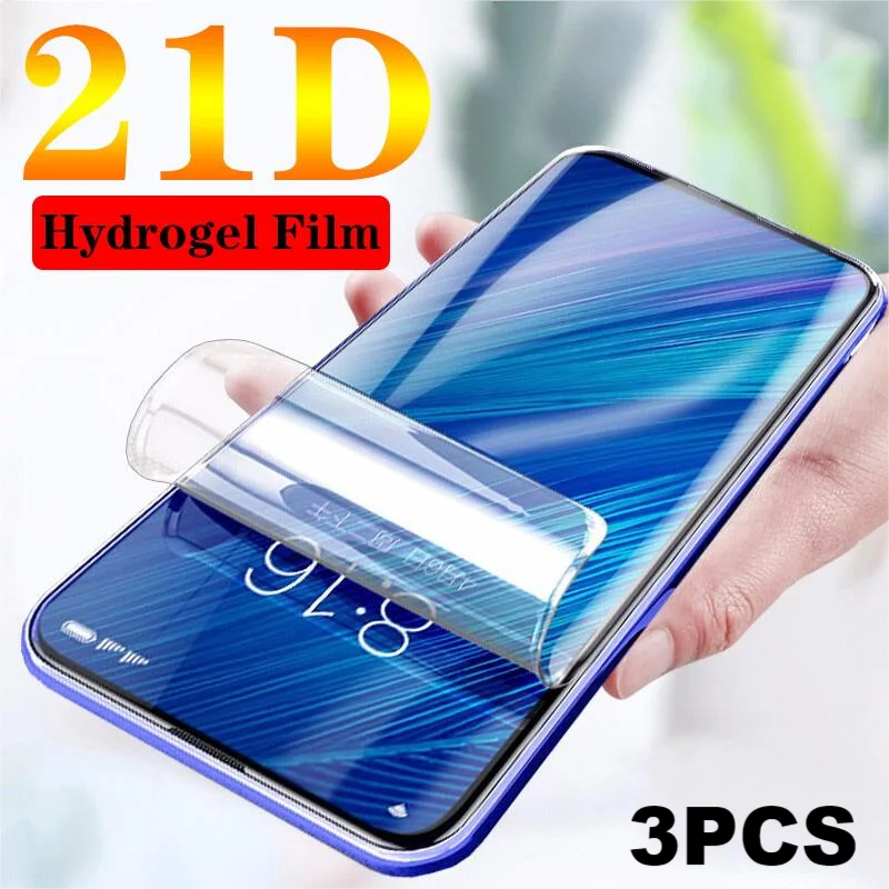 

3PCS Protective Film on the For Honor X10 9X 9A 9C 9S Hydrogel Film Screen Protector Honor 8X 8A 8C 8S 20S 30S 9i 10i 20i Film