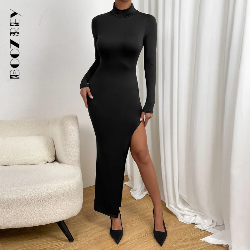 BoozRey Sexy High Slit Elegant Black Long Skirt Dress Women 2023 Fashion Spring Club Outfits Party Long Sleeve Bodycon Dresses
BoozRey Sexy High Slit Elegant Black Long Skirt Dress Women 2023 Fashion Spring Club Outfits Party Long Sleeve Bodycon Dresses