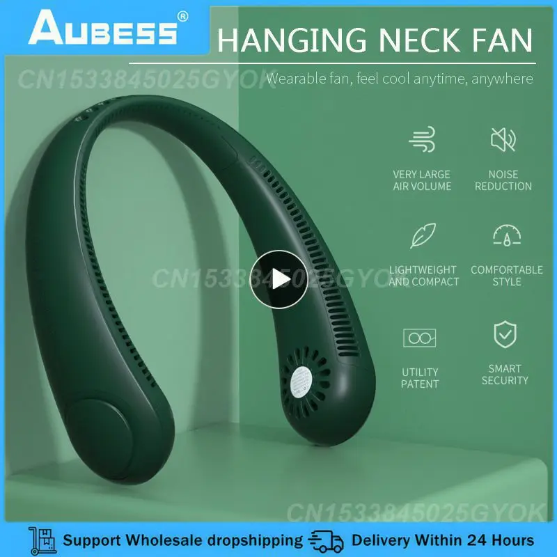 Portable Hanging Neck Fan Bladeless Fan Personal Wearable Neckband Leafless Fan USB Rechargeable Fan Mini Necklace Fan
Portable Hanging Neck Fan Bladeless Fan Personal Wearable Neckband Leafless Fan USB Rechargeable Fan Mini Necklace Fan