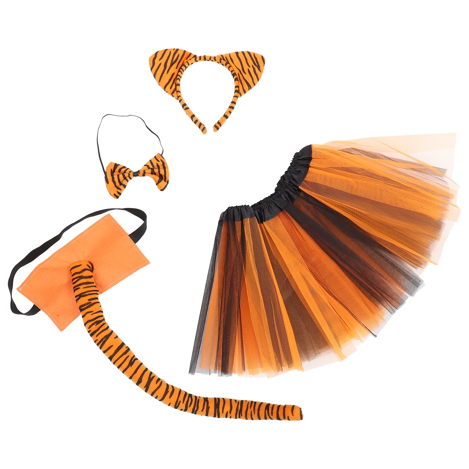 1 Set of Halloween Cosplay Tiger Accessories Tiger Cosplay Bow Tie Tail Headband Skirt Props
1 Set of Halloween Cosplay Tiger Accessories Tiger Cosplay Bow Tie Tail Headband Skirt Props