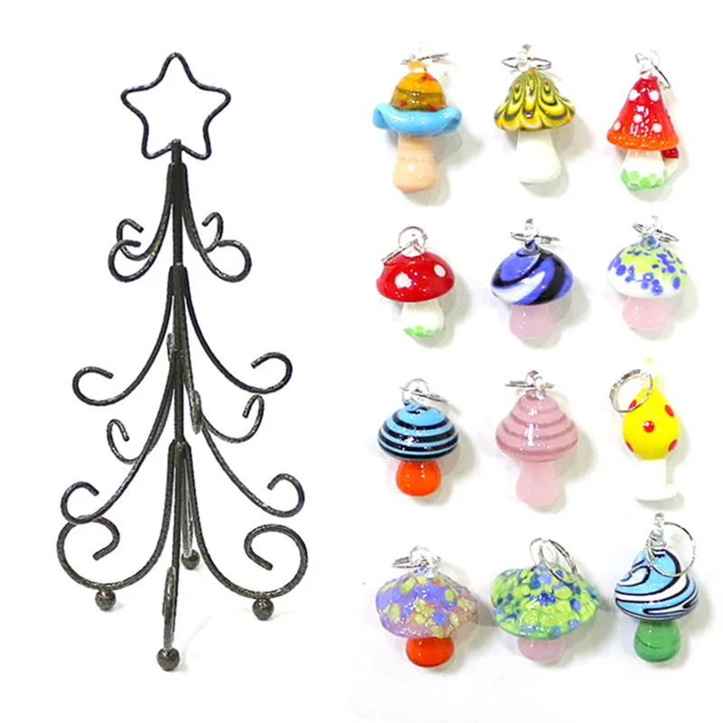 Бронзовые железные украшения для елки JSSMTLP с подвесками из стекла 
Бронзовые железные украшения для елки JSSMTLP с подвесками из стекла