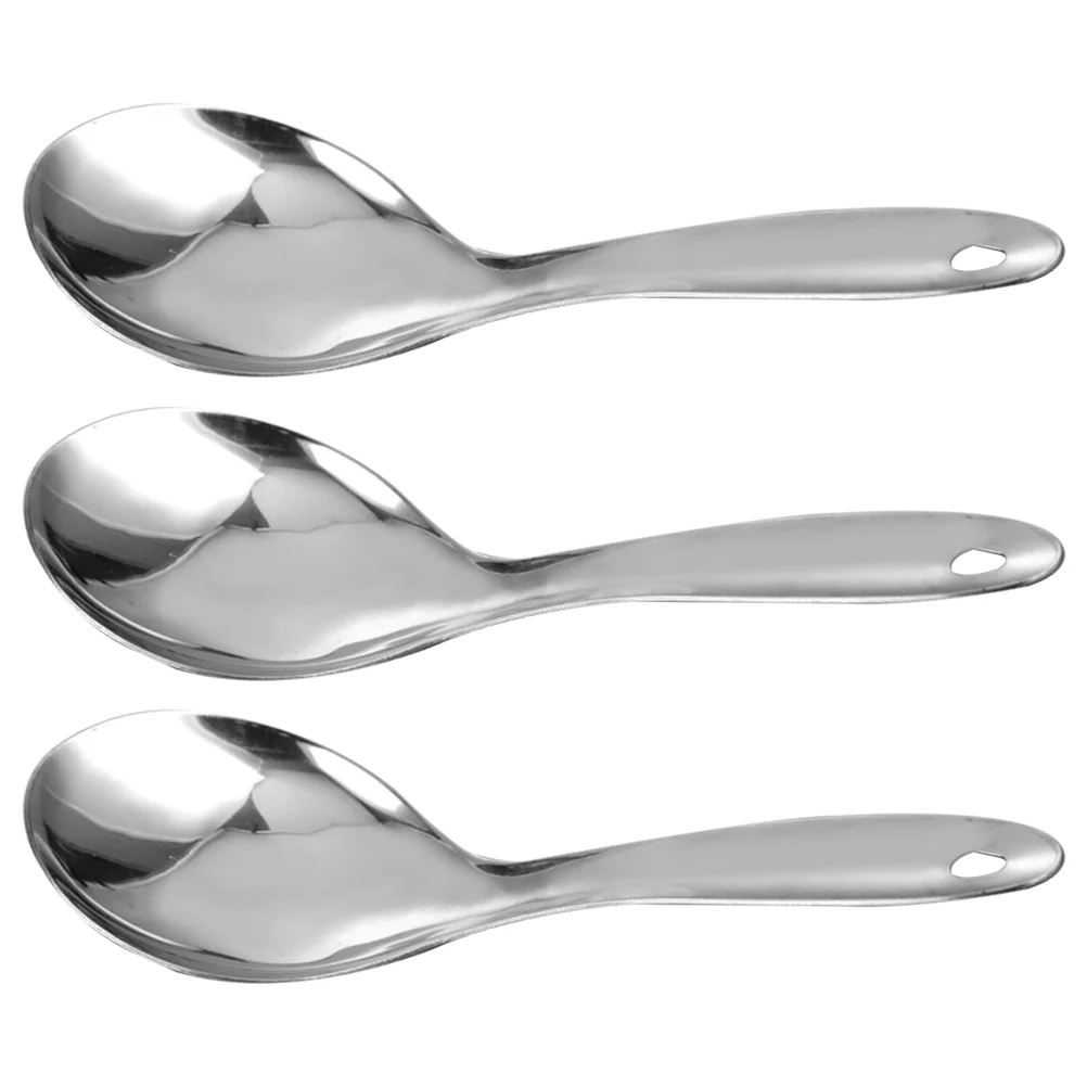 Rice Spoon Spoons Scooper Stainless Soup Ladle Scoop Cooker Kitchen Serving Steel Spatulapaddle Cream Metal Wooden Asian Chinese
Rice Spoon Spoons Scooper Stainless Soup Ladle Scoop Cooker Kitchen Serving Steel Spatulapaddle Cream Metal Wooden Asian Chinese