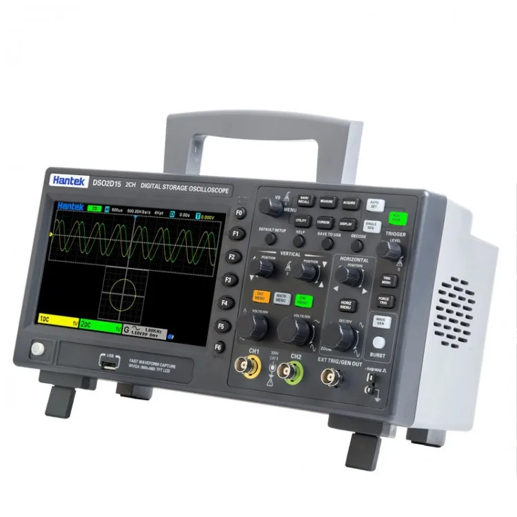 Hantek DSO2C10 2 Channel 100MHz 1GSa/S Digital Storage Oscilloscope Without AWG Signal Generator
Hantek DSO2C10 2 Channel 100MHz 1GSa/S Digital Storage Oscilloscope Without AWG Signal Generator