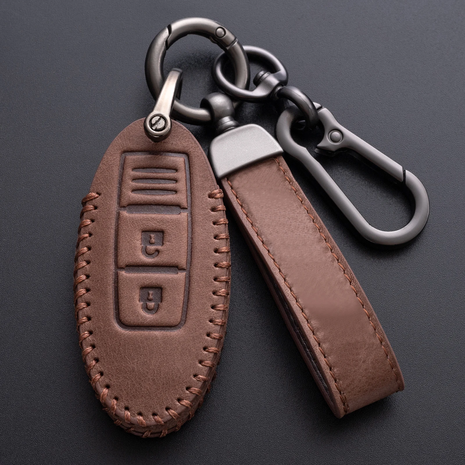 Top Cowhide Car Remote Key Case Cover For Nissan Altima Maxima Murano Sentra Versa Titan Leaf Juke Quest Elgrand NV200 Note Tiid
Top Cowhide Car Remote Key Case Cover For Nissan Altima Maxima Murano Sentra Versa Titan Leaf Juke Quest Elgrand NV200 Note Tiid