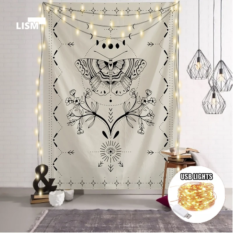 Exquisite Tarot Flower Butterfly Pattern Tapestry Art Home Decoration Mandala Tapestries Bedroom Living Room Wall Art Decor
Exquisite Tarot Flower Butterfly Pattern Tapestry Art Home Decoration Mandala Tapestries Bedroom Living Room Wall Art Decor