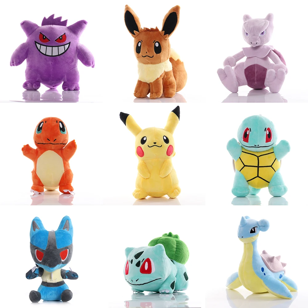 41 Styles Pokemon Plush Toy Pikachu Stuffed Doll Plusle Minun Bulbasaur Squirtle Charmander Eevee Jigglypuff Gengar Kid Gifts
41 Styles Pokemon Plush Toy Pikachu Stuffed Doll Plusle Minun Bulbasaur Squirtle Charmander Eevee Jigglypuff Gengar Kid Gifts