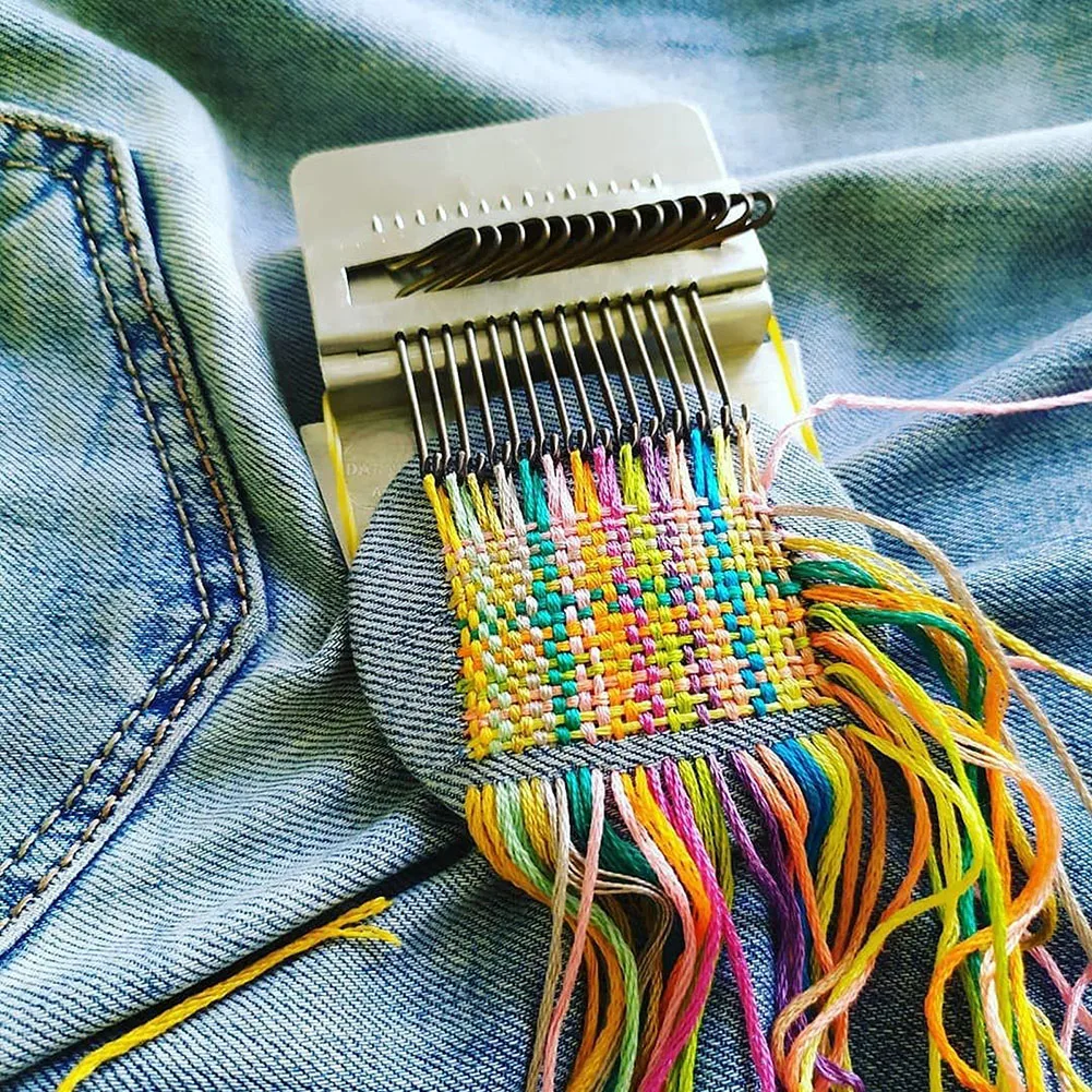 Mini Knitting Machine DIY Apparel Sewing Small Loom for Knitting Machine with Instructions Accessories Knitting Weaving Loom
Mini Knitting Machine DIY Apparel Sewing Small Loom for Knitting Machine with Instructions Accessories Knitting Weaving Loom