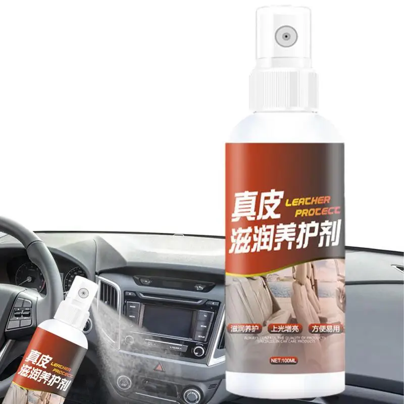 Car Leather Cleaner Spray Leather Curing Agent Auto Leather Conditioner Car Wash Kit Interior Cleans Protects Auto Care 100ml
Car Leather Cleaner Spray Leather Curing Agent Auto Leather Conditioner Car Wash Kit Interior Cleans Protects Auto Care 100ml
