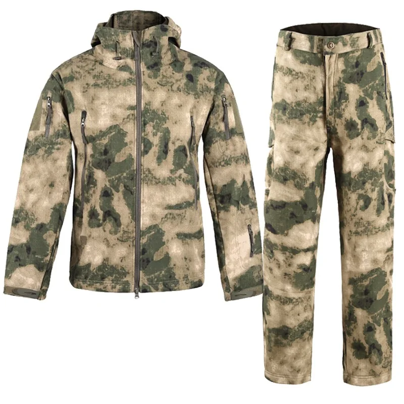 Outdoor Men's Autumn And Winter Brushed Soft Shell Training Tactical Rushsuit A- FG Green Ruins Paintball Hunting Uniform
Outdoor Men's Autumn And Winter Brushed Soft Shell Training Tactical Rushsuit A- FG Green Ruins Paintball Hunting Uniform