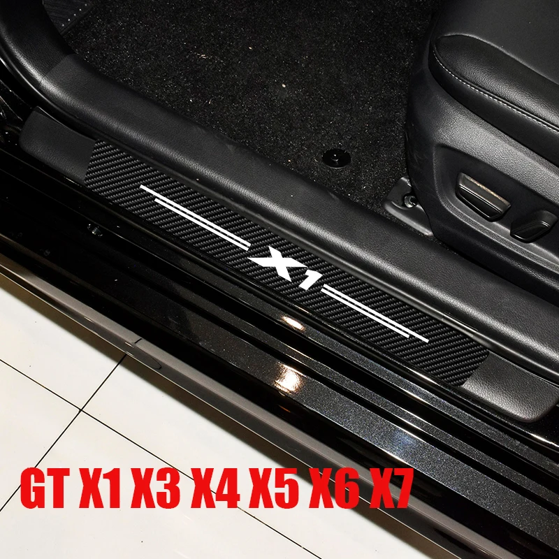 4 PCs/set Carbon Fiber Car Door Sill Protector Anti-scratch Stickers For BMW X1 X3 X4 X5 X6 X7 GT Waterproof Door Sill Decals
4 PCs/set Carbon Fiber Car Door Sill Protector Anti-scratch Stickers For BMW X1 X3 X4 X5 X6 X7 GT Waterproof Door Sill Decals