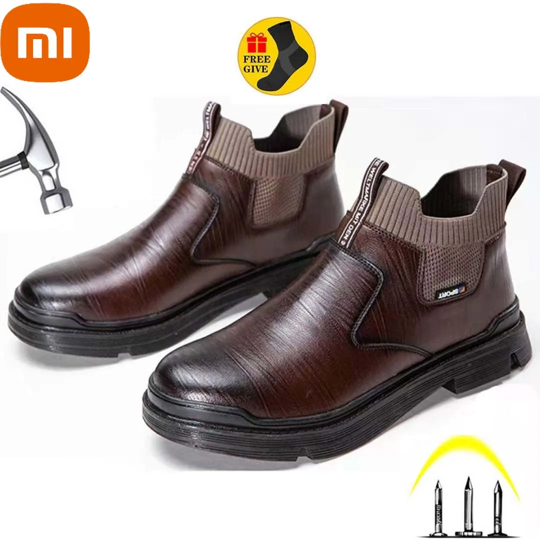Xiaomi Steel-Toed Lightweight Safety Shoes Leather Puncture-Proof Work Shoes Brand Safety Shoes For Women Work Waterproof
Xiaomi Steel-Toed Lightweight Safety Shoes Leather Puncture-Proof Work Shoes Brand Safety Shoes For Women Work Waterproof