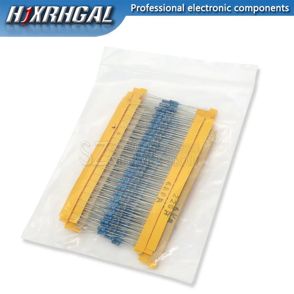 400pcs/lot 1/4W Metal Film Resistor Assortment Kit 10ohm - 1M ohm 1% Resistance set 1K/10K/4.7K/470/680 ohm electronic resistors
400pcs/lot 1/4W Metal Film Resistor Assortment Kit 10ohm - 1M ohm 1% Resistance set 1K/10K/4.7K/470/680 ohm electronic resistors