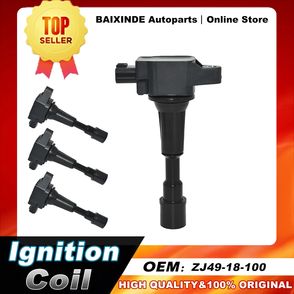 1/4PCS OEM ZJ49-18-100 Ignition Coil For MAZDA 2 MAZDA 3 Car Accessories High Quality
1/4PCS OEM ZJ49-18-100 Ignition Coil For MAZDA 2 MAZDA 3 Car Accessories High Quality