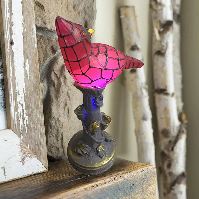 Bird Table Lamp Cardinal Red Bird Stained Resin Night Light For Bathroom Bedroom Cave Hallway Stairs Accent Light Gift
Bird Table Lamp Cardinal Red Bird Stained Resin Night Light For Bathroom Bedroom Cave Hallway Stairs Accent Light Gift