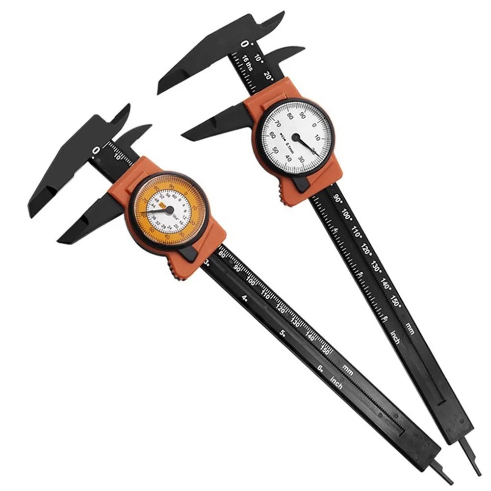 1PC Dial Caliper Gauge Measuring Tools Plastic Vernier Caliper With Watch Dial Indicator 0-150MM ABS Plastic Material
1PC Dial Caliper Gauge Measuring Tools Plastic Vernier Caliper With Watch Dial Indicator 0-150MM ABS Plastic Material