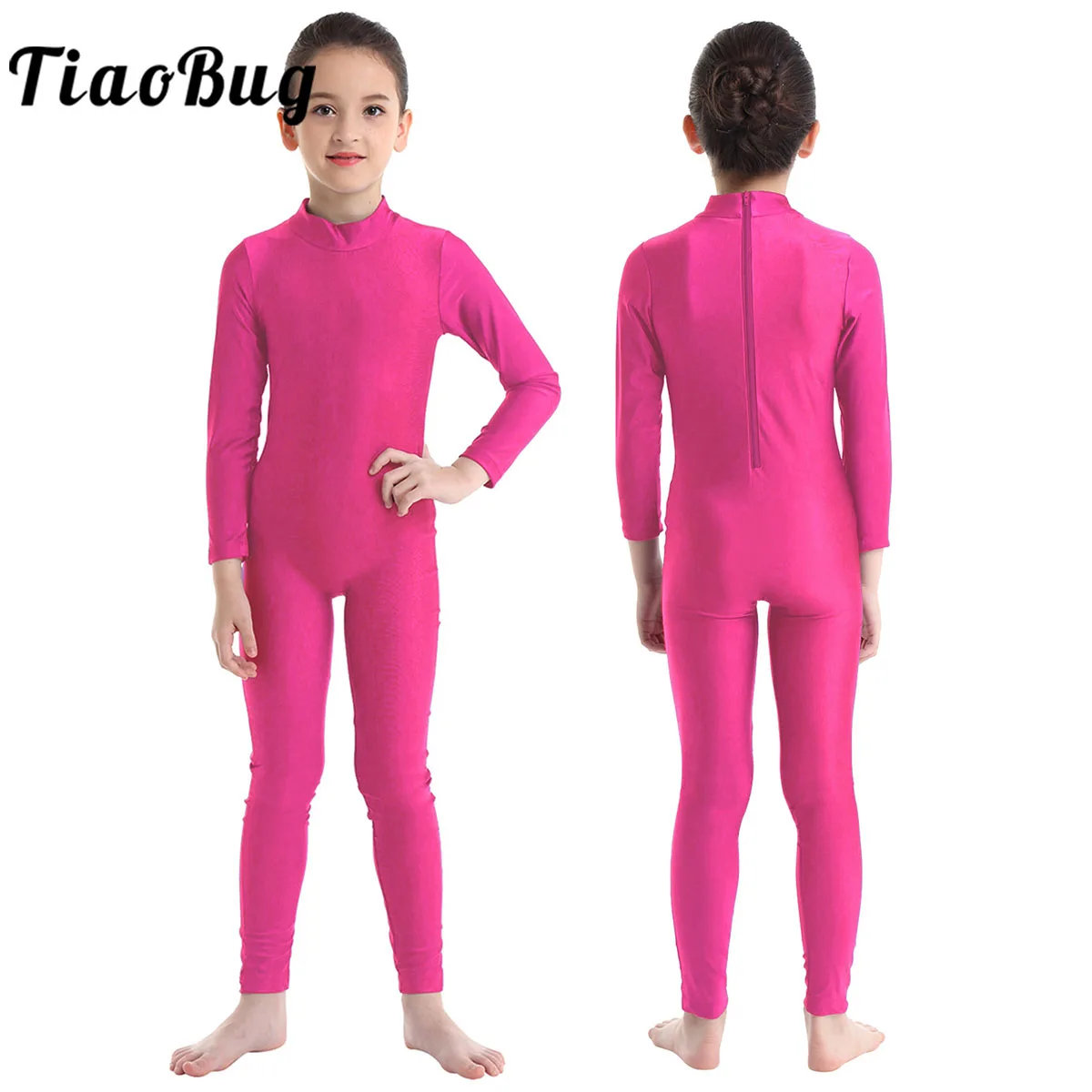 Boys Girls Mock Neck Long Sleeve Gymnastics Leotard Ballet Leotards Full Length Bodysuits Exercise Jumpsuit Unitard Clothes
Boys Girls Mock Neck Long Sleeve Gymnastics Leotard Ballet Leotards Full Length Bodysuits Exercise Jumpsuit Unitard Clothes
