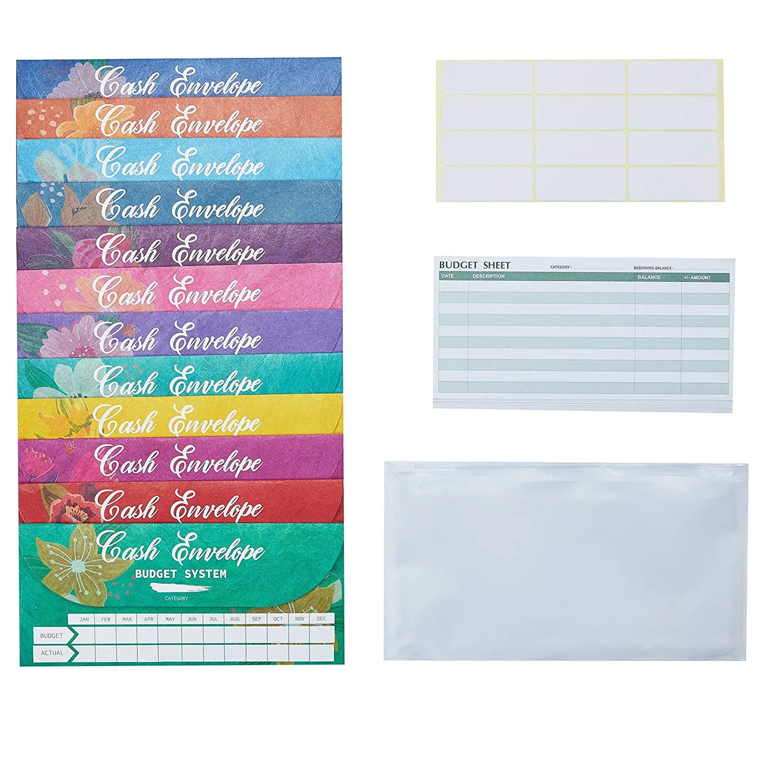 Cash Budget Envelopes Wallet System,12 Pcs Style Waterproof Envelopes for Saving Money,Cash Budget Envelopes with Budget Sheets
Cash Budget Envelopes Wallet System,12 Pcs Style Waterproof Envelopes for Saving Money,Cash Budget Envelopes with Budget Sheets