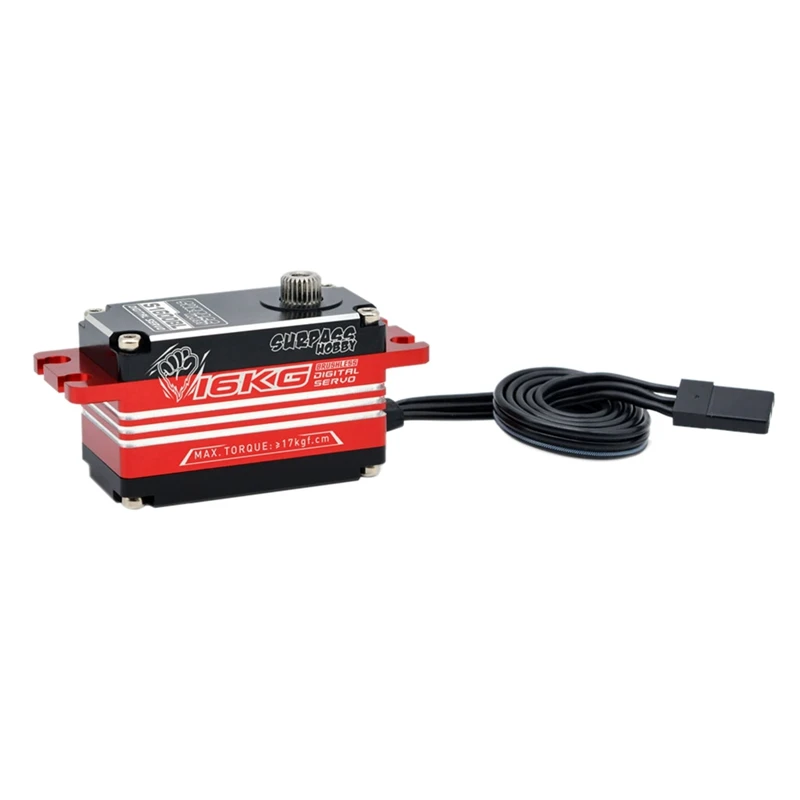 SURPASS HOBBY S1600BL 16KG Metal Aluminum Frame Digital Servo for 1/10 Racing Car/High-Speed RC Car/Aircraft/Drone/RC Boat
SURPASS HOBBY S1600BL 16KG Metal Aluminum Frame Digital Servo for 1/10 Racing Car/High-Speed RC Car/Aircraft/Drone/RC Boat