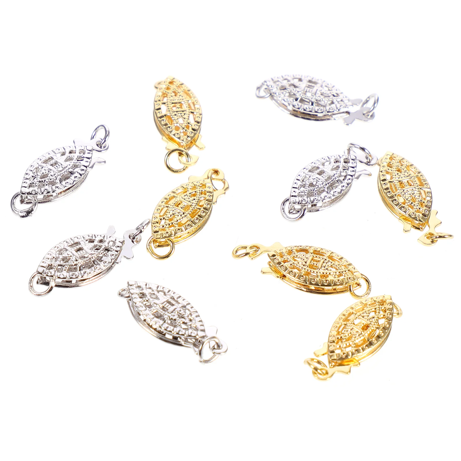 

Clasp Necklace Bracelet Clasps Filigree Connectors Jewelry Hook Slide Layeredcharms Connector Making Craft Tubelock Claw Hooks