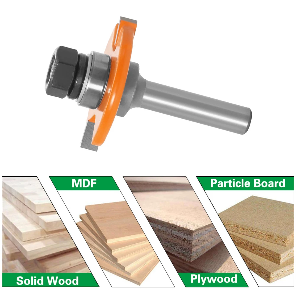 1pc 8*40*3mm/8*40*5mm Router Bit With Bearing Woodworking YG8 Alloy Cutter Body 45# Carbon Steel For Grooving Milling Cutter
1pc 8*40*3mm/8*40*5mm Router Bit With Bearing Woodworking YG8 Alloy Cutter Body 45# Carbon Steel For Grooving Milling Cutter