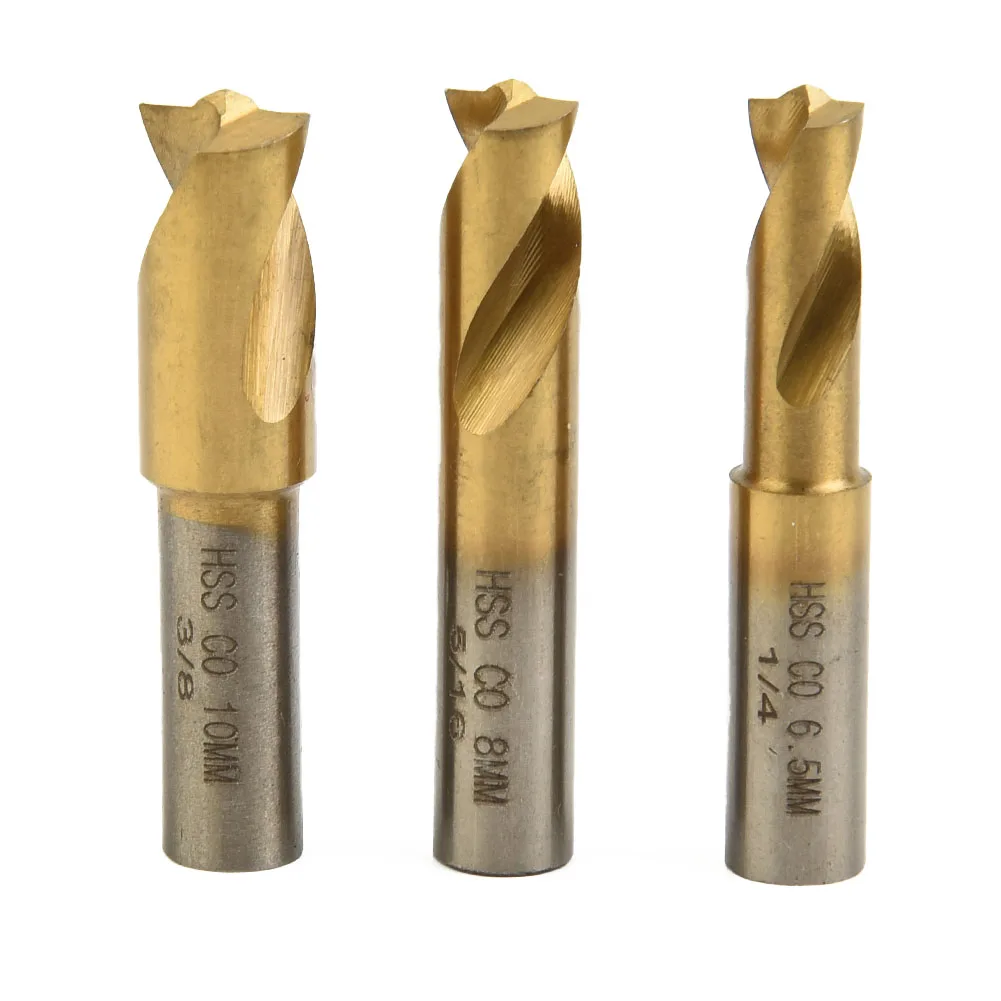 3pcs 6.5mm 8mm 10mm HSS CO Drill Bit Spot-Weld Cutter Welding Countersink Bit Solid Tungsten Carbide Bits Metal Drill Set Tool
3pcs 6.5mm 8mm 10mm HSS CO Drill Bit Spot-Weld Cutter Welding Countersink Bit Solid Tungsten Carbide Bits Metal Drill Set Tool