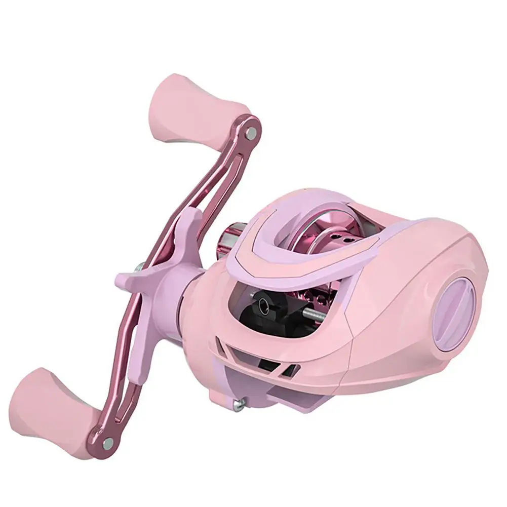 New Pink 3+1BB Magnetic Brake System Baitcasting Fishing Reel Gear Ratio 7.2:1 Left/Right Handed Ultra Light Fishing Wheel
New Pink 3+1BB Magnetic Brake System Baitcasting Fishing Reel Gear Ratio 7.2:1 Left/Right Handed Ultra Light Fishing Wheel