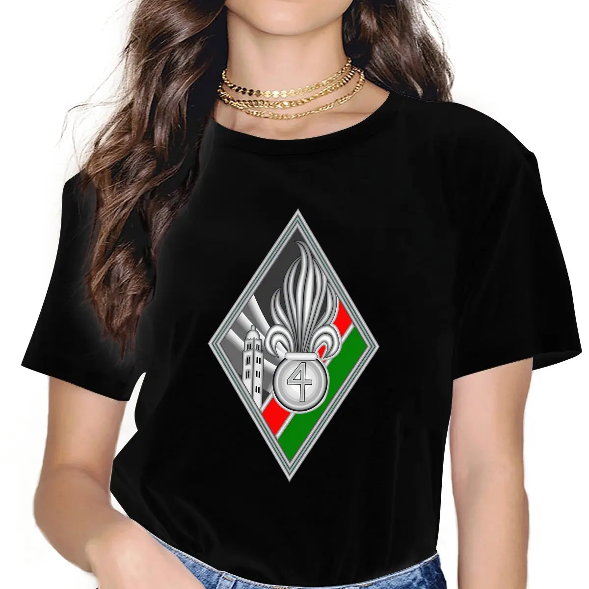 Regiment Legion Foreign Women T Shirt Fibre Graphic Crewneck Polyester TShirt
Regiment Legion Foreign Women T Shirt Fibre Graphic Crewneck Polyester TShirt