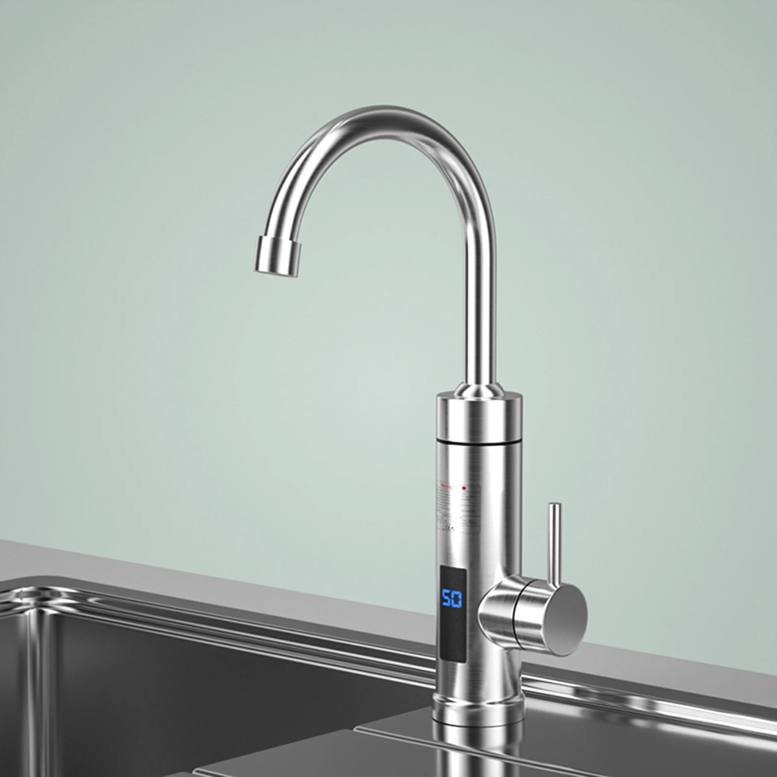 Stainless Steel Electric Hot Water Faucet Instant Three-Second Quick Heat Faucet Temperature Display Kitchen Bath Hot Cold Tap
Stainless Steel Electric Hot Water Faucet Instant Three-Second Quick Heat Faucet Temperature Display Kitchen Bath Hot Cold Tap