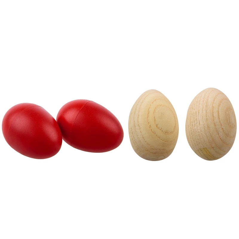 1 Pair Percussion Musical Egg Maracas Shakers & 2X Musical Percussion Instruments Wooden Egg Shakers Rhythm Rattle
1 Pair Percussion Musical Egg Maracas Shakers & 2X Musical Percussion Instruments Wooden Egg Shakers Rhythm Rattle
