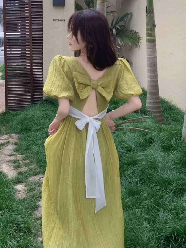 Summer New Women Fashion Elegant Casual Midi Dress Lady One Piece A Line Party Vestdios Clothes
Summer New Women Fashion Elegant Casual Midi Dress Lady One Piece A Line Party Vestdios Clothes